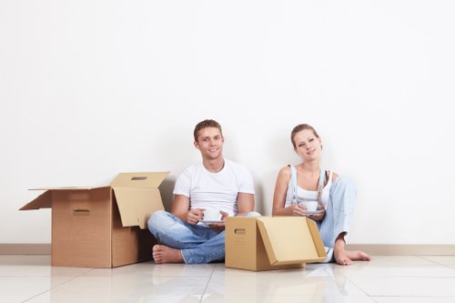 Local removals planning for a home move in Epsom