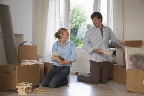 Careful handling of fragile items during a move in Epsom