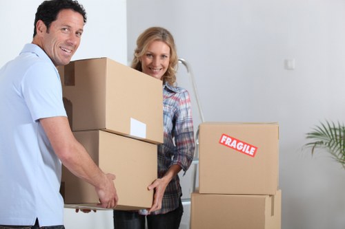 Removal van preparation for a local move in Surrey